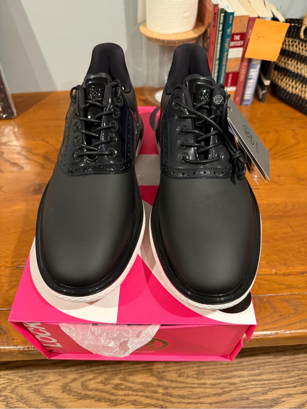 G/FORE Men’s Gallivan2r G/LOCK TPU Saddle Golf Shoe NWT